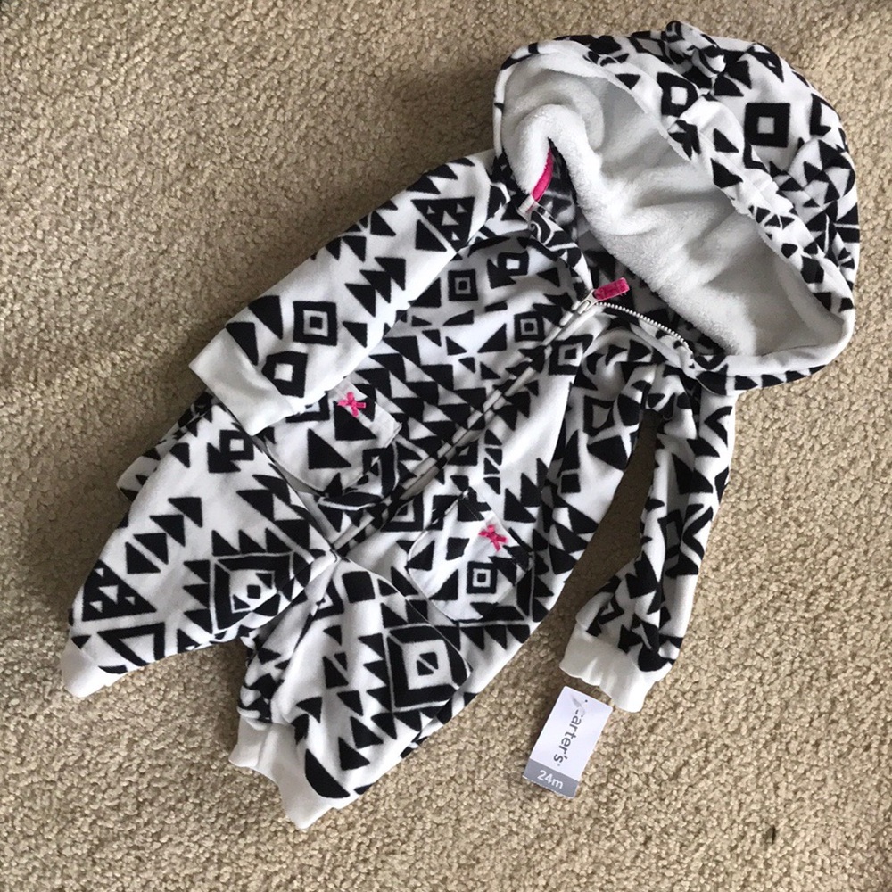 Girls fleece bodysuit